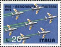 Italy 1973 Planes 20 L Multicolor Scott 1098